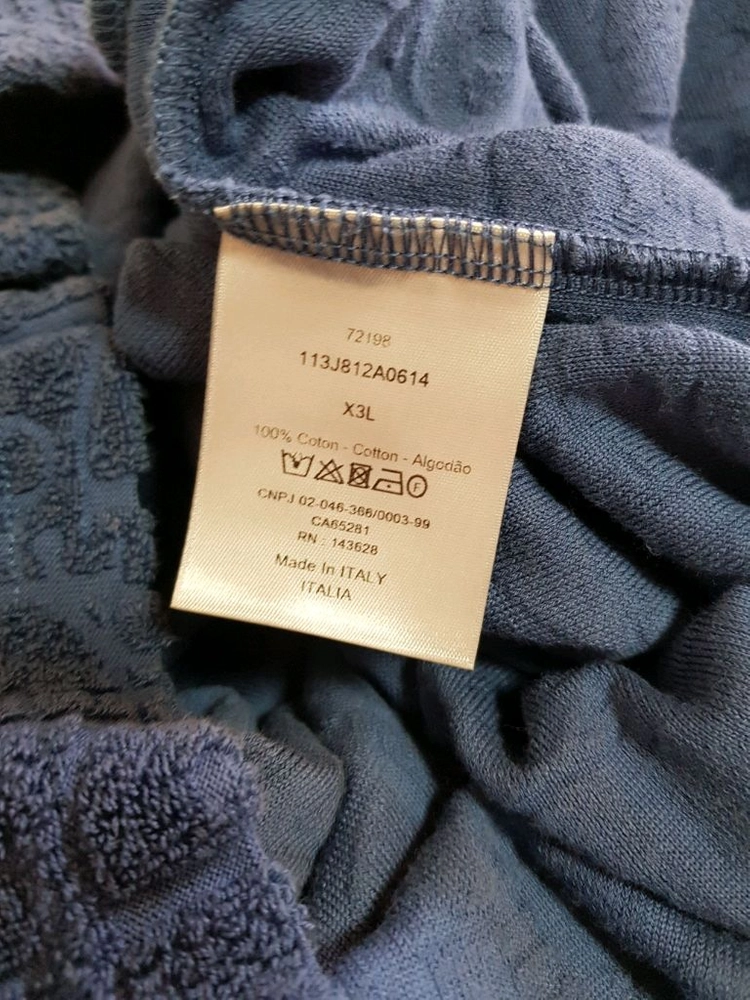 디올 오블리크 테리 폴로 반팔 티셔츠 이미지