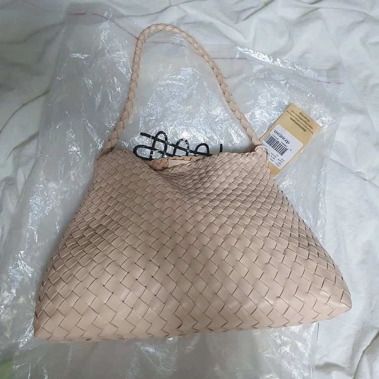 드래곤 디퓨전 산타마리아 8700 내추럴 베이지 토트백 숄더백 이미지