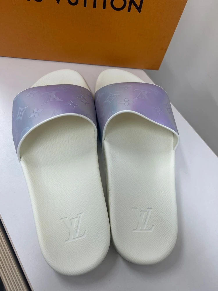 풀구성/ 루이비통 LV 런어웨이 프리즘 슬리퍼 샌들 이미지