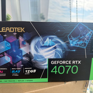 리드텍 RTX 4070 AI BLOWER 새제품. 이미지