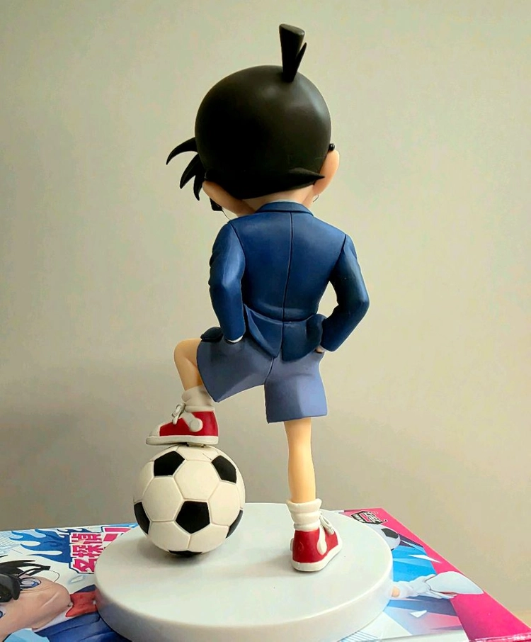 세가 명탐정 코난 프리미엄 피규어 with 축구공 개봉 팝니다. 이미지