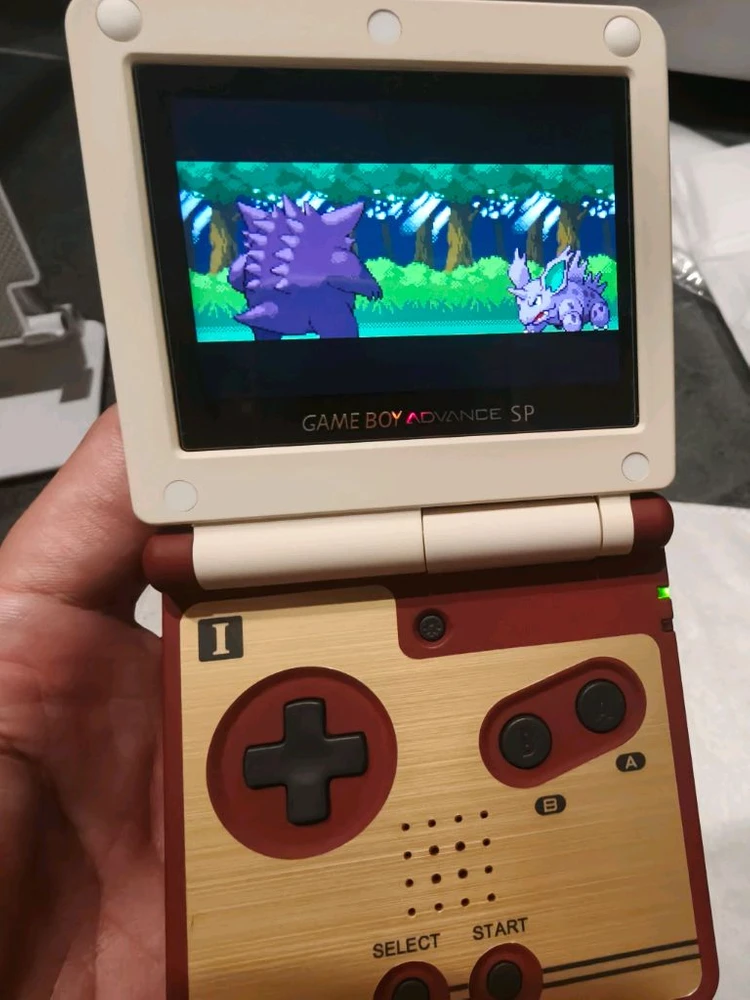 gba sp 게임보이 어드밴스sp ips개조 클래식테마 이미지