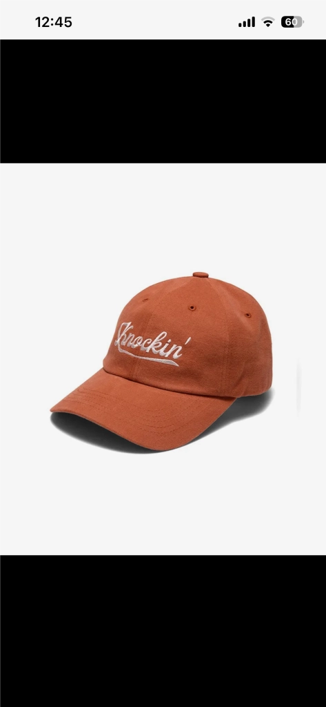 오가프 Knockin 로고 볼캡 오렌지 이미지