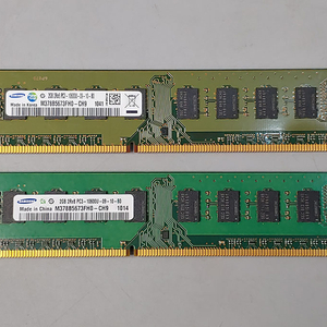 삼성 DDR3 1333MHz PC3-10600U 메모리 2G 2개 4GB 이미지