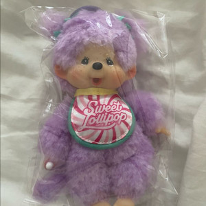 몬치치 정품 스위트롤리팝 퍼플 보라 S 인형 키링 이미지