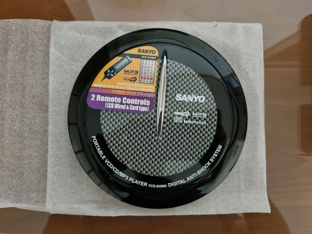산요 포터블시디 vcd-sx800 새상품 이미지