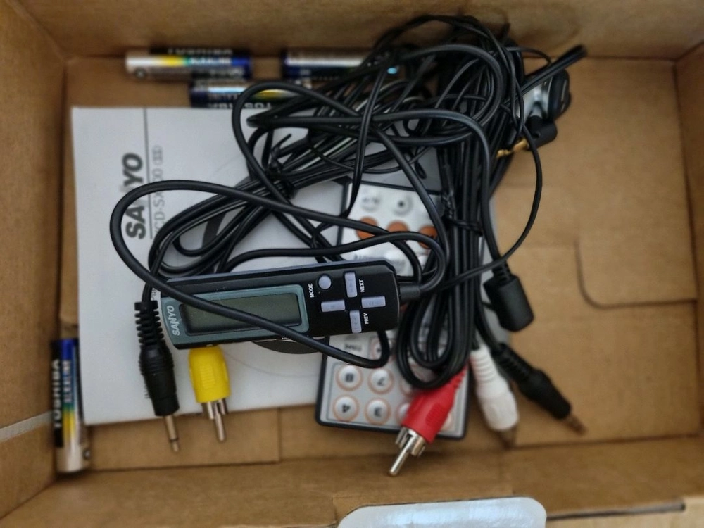 산요 포터블시디 vcd-sx800 새상품 이미지