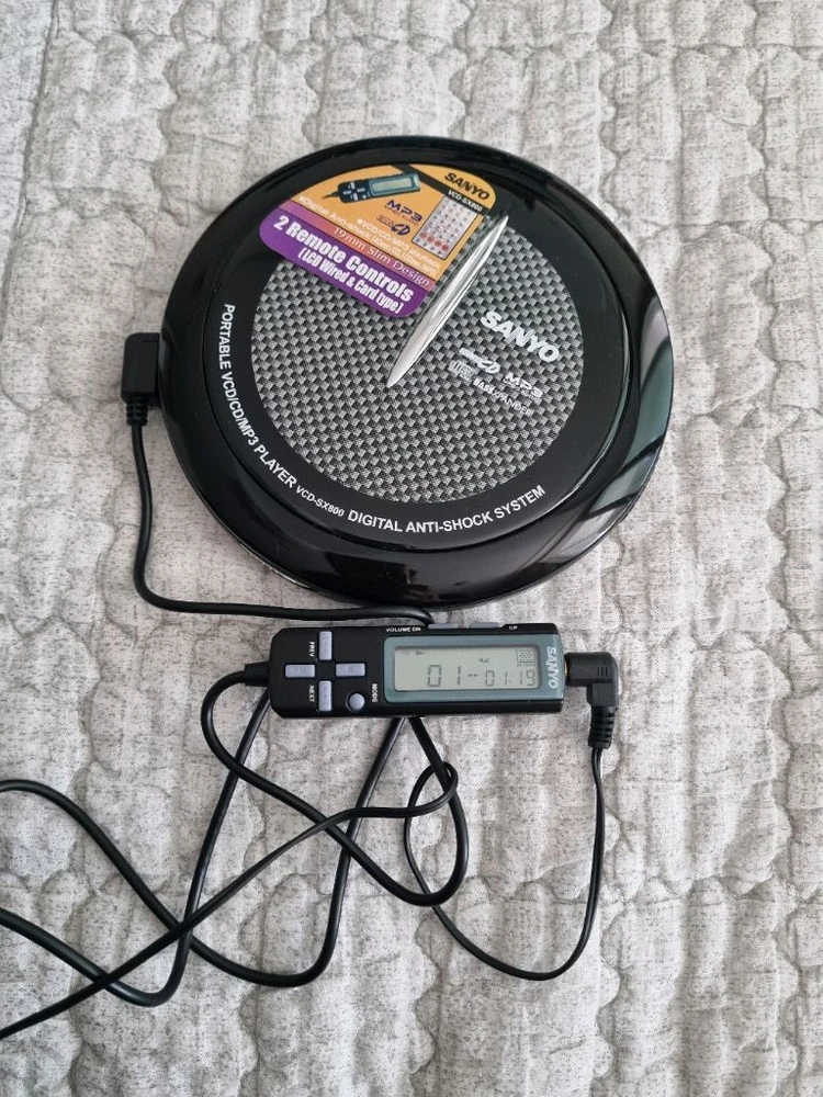 산요 포터블시디 vcd-sx800 새상품 이미지