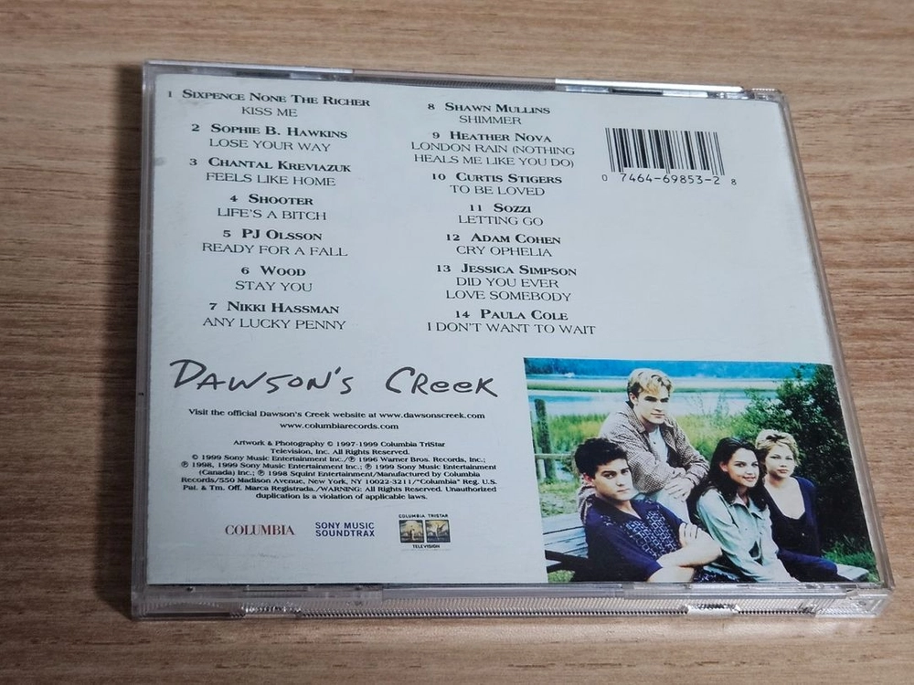 Songs From Dawson'S Creek (CD) 이미지