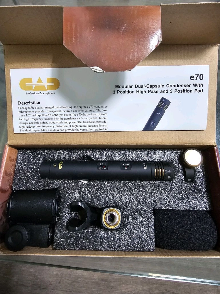 CAD e70 모듈러 듀얼 콘덴서 마이크 이미지