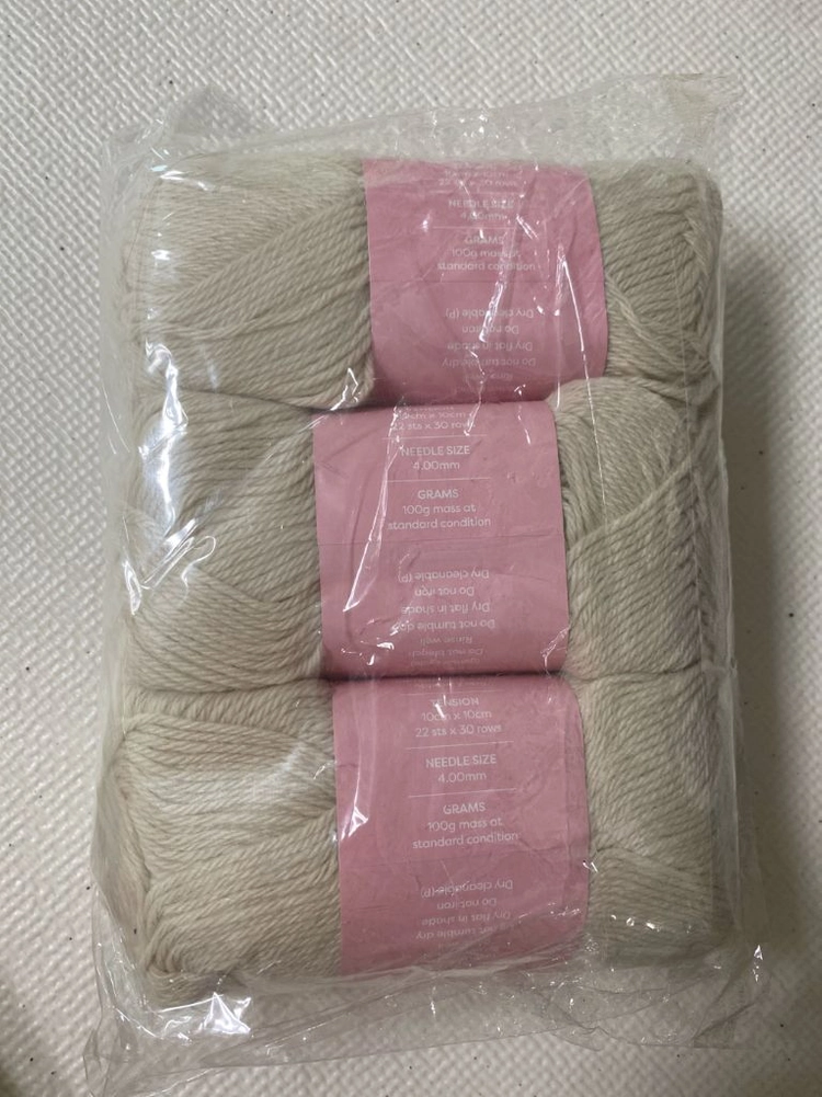 뜨개실) 베이비소프트 8ply 오트밀 이미지