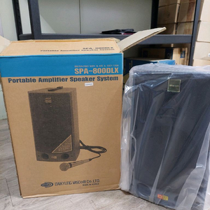 SPA-800DLX 파워드 포터블 앰프 스피커 이미지