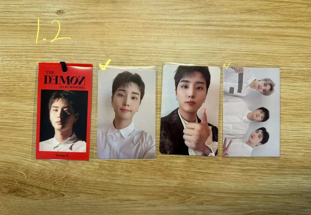 데이식스 영케이 이오데 해변의달링 메모리북 스토리북 여름소리 포에버 카카오 특전 뚫지 밴드에이드 미공포 데몬 포카 이미지