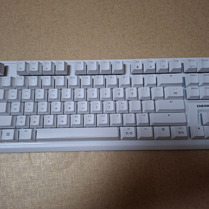 체리 MX 1.1 TKL g80-3910 화이트 텐키리스 기계식 키보드(적축) 팝니다.(서비스o) 이미지