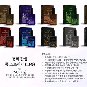 햄햄팡팡 라오루 도서관 테마 룸스프레이 소분 판매 이미지