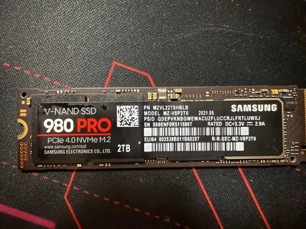 삼성 980 Pro 2TB 이미지