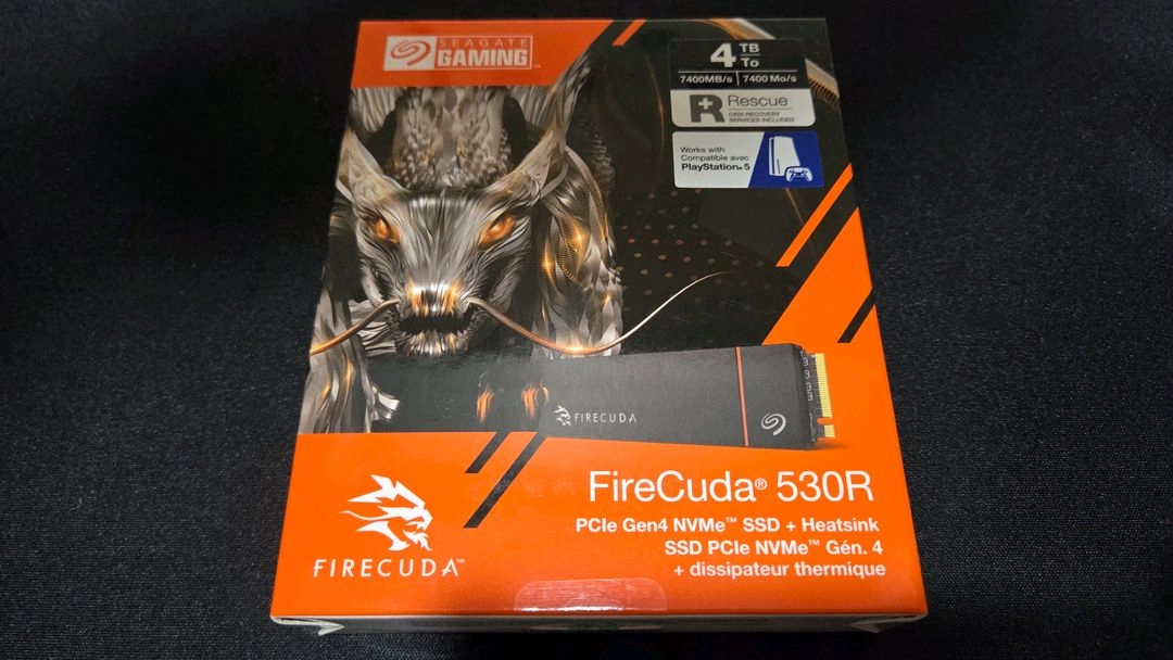Seagate 파이어쿠다 530R 히트싱크 M.2 NVMe (4TB) 이미지