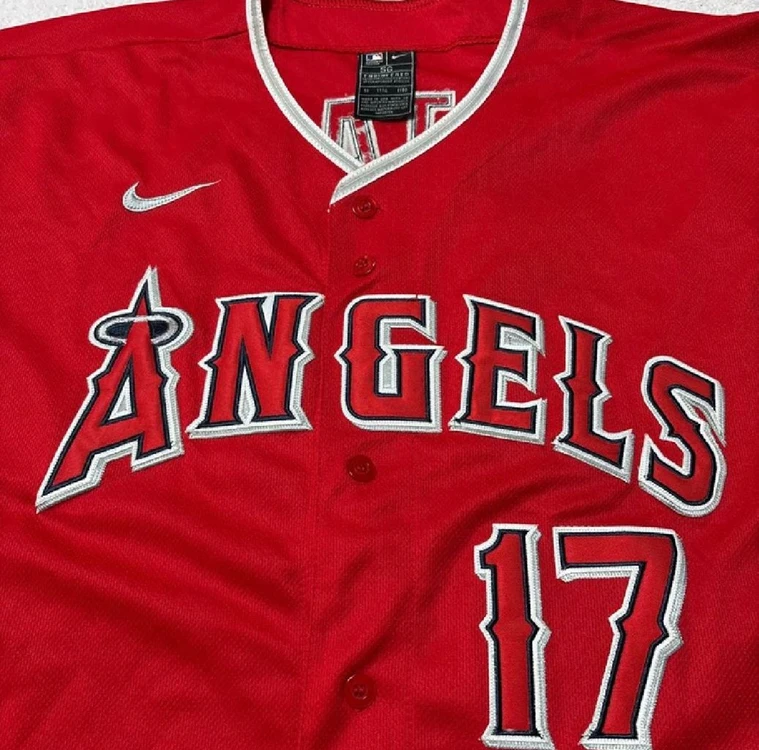 나이키 mlb 에인절스 오타니 어센틱 유니폼 반팔티 이미지
