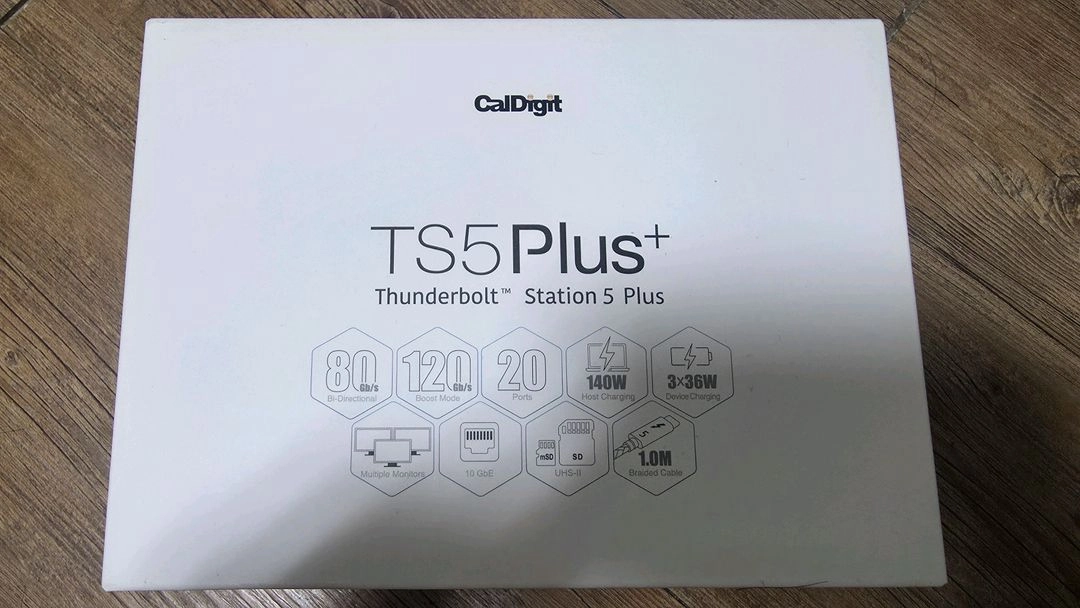 칼디짓 TS5 Plus 썬더볼트5독 80Gb/s 10GbE 140W - 안심되는 중고거래