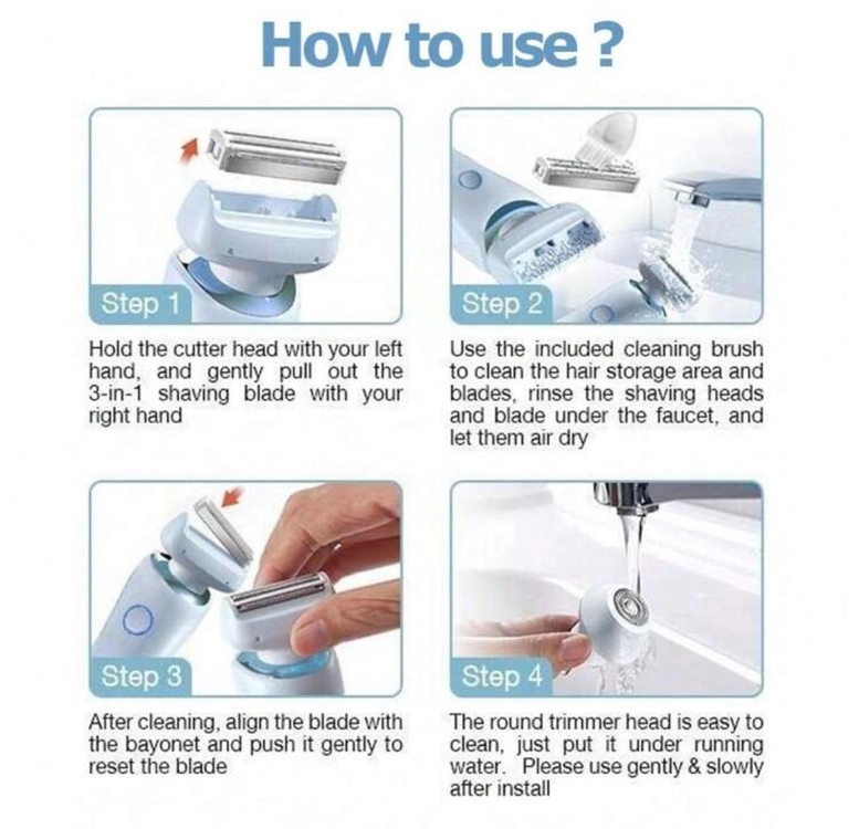 새상품 2in1 여성 제모기 이미지
