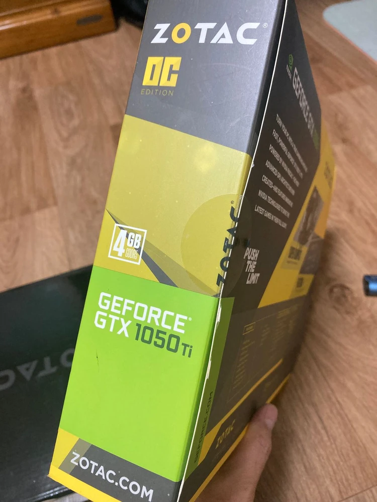 ZOTAC 지포스 GTX 1050 Ti 4G 그래픽카드 판매합니다.. 이미지