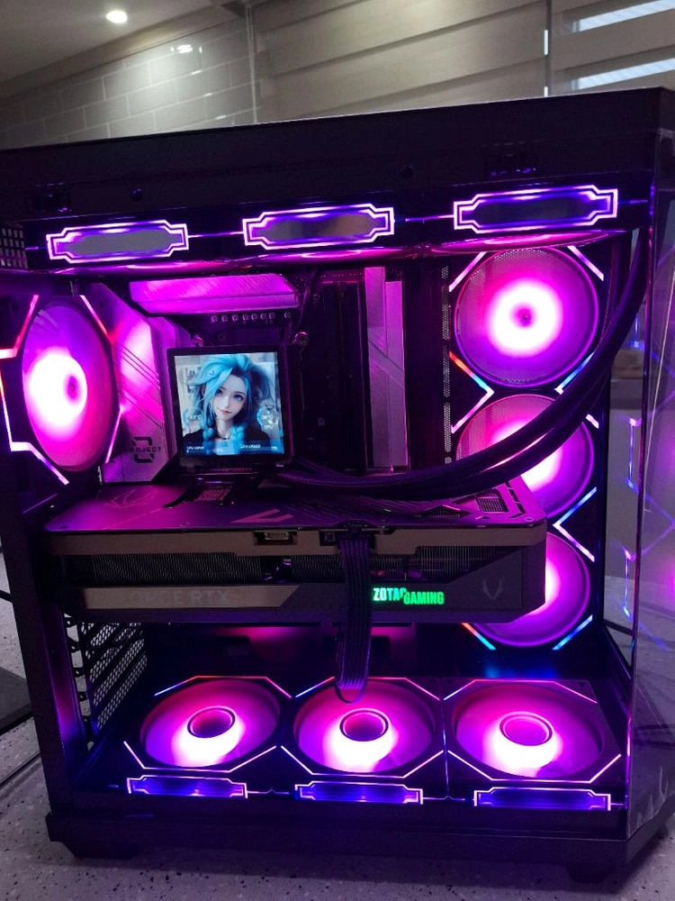 9800x3d, ssd 2tb, 32g , 5080 solid oc 게이밍 pc 이미지