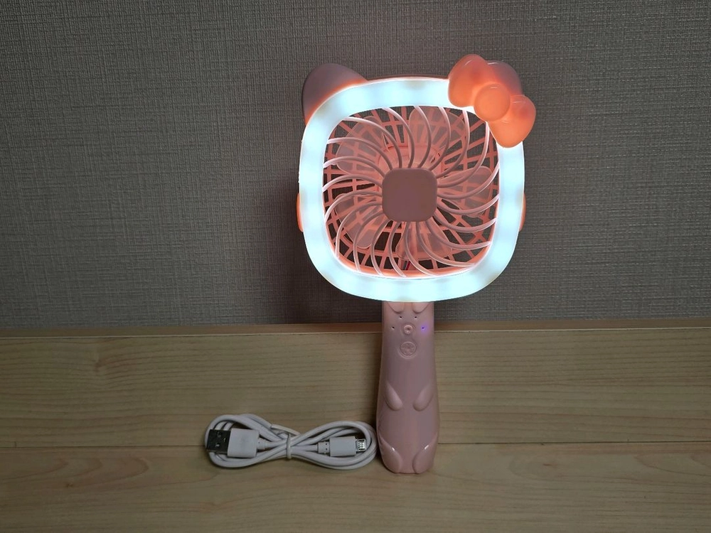 Led 충전식 핸디 선풍기 이미지