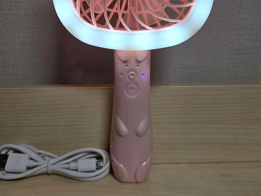 Led 충전식 핸디 선풍기 이미지