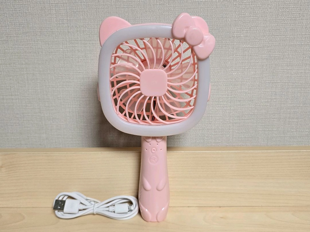 Led 충전식 핸디 선풍기 이미지
