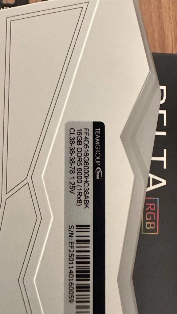 DDR5 6000 16x2 32gb 팝니다 이미지