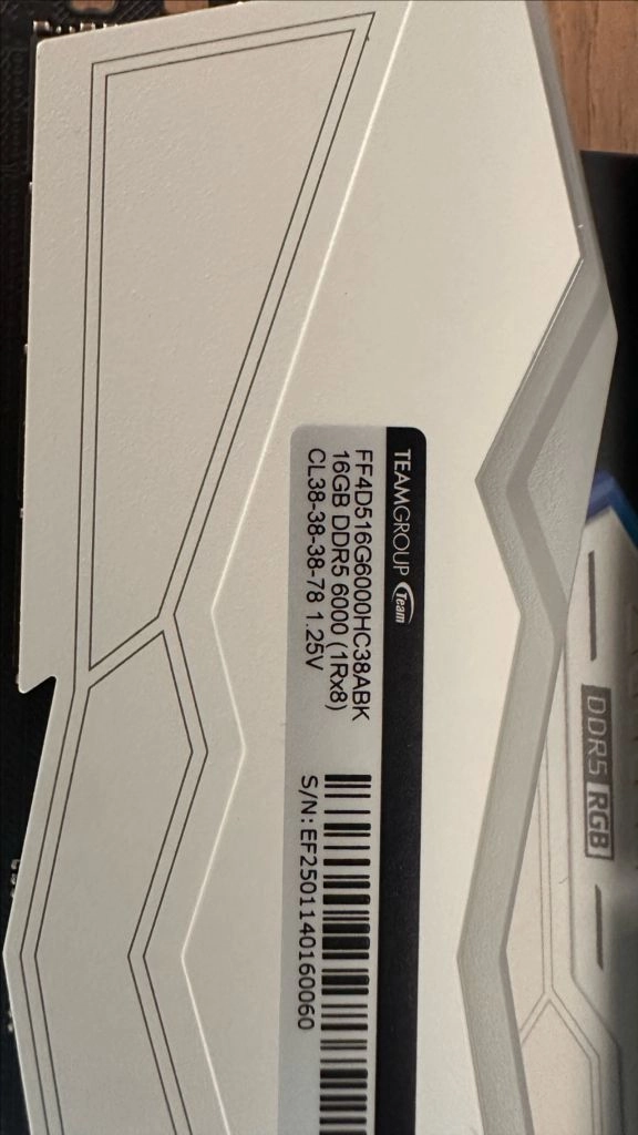 DDR5 6000 16x2 32gb 팝니다 이미지