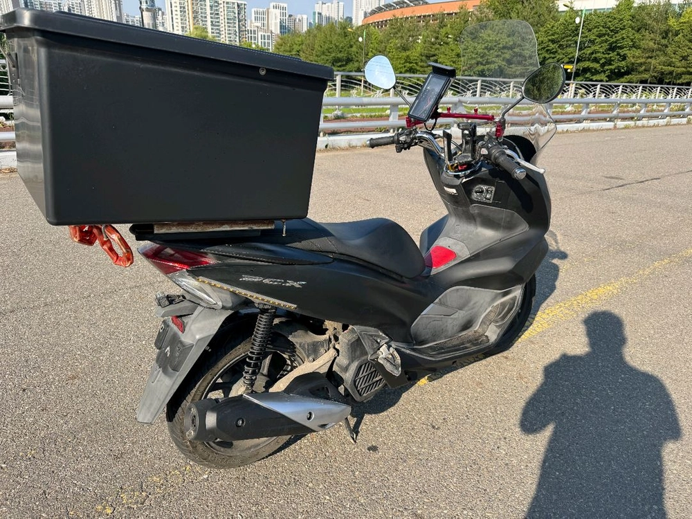 혼다 pcx125 19년 배달풀셋팅 블박튜닝 팝니다 이미지
