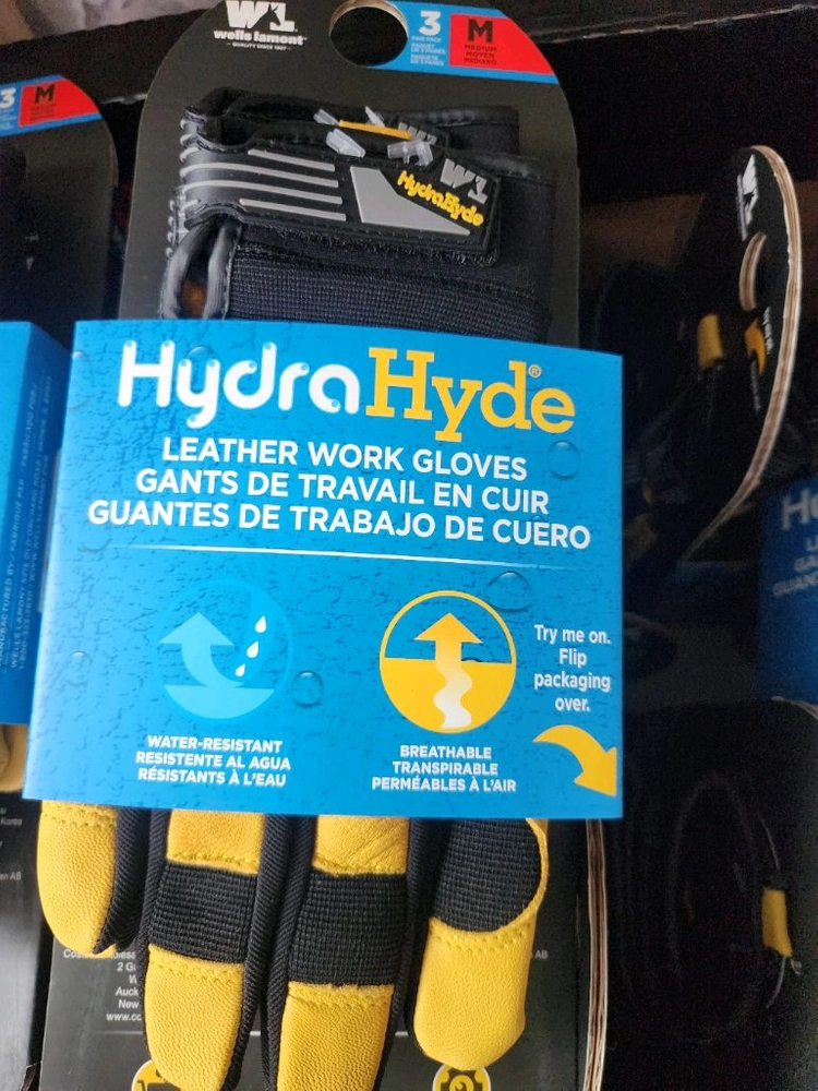 웰스라몬트 HydraHyde 가죽 작업 장갑 M 사이즈예요 이미지