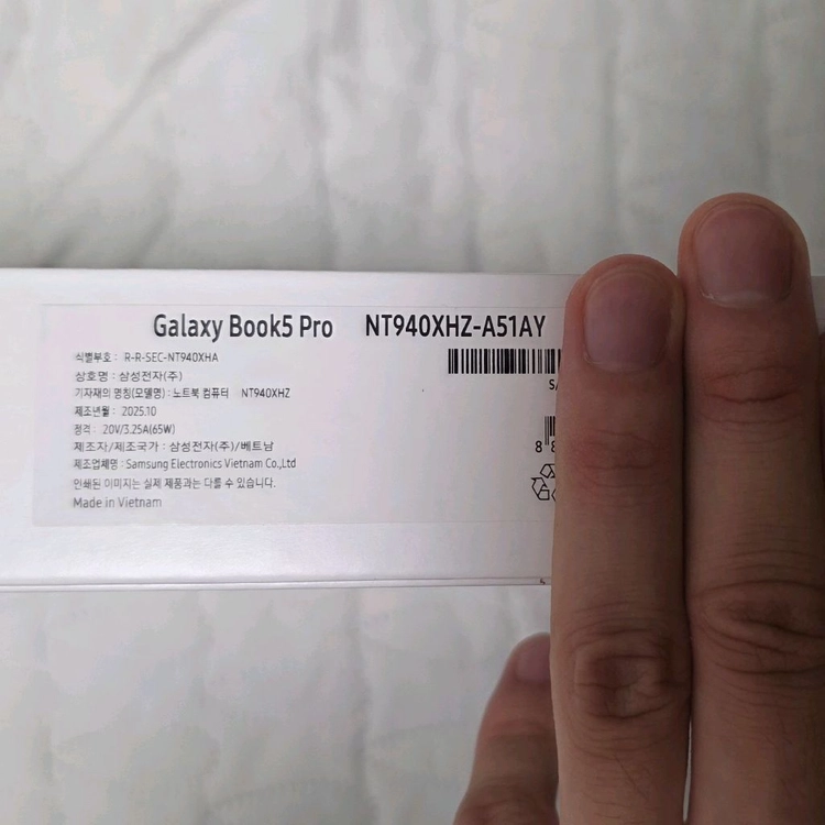 삼성 갤럭시북5 Pro NT940XZH-A51AY 노트북 이미지