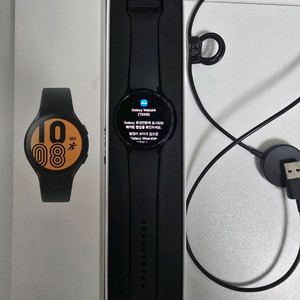 갤럭시 워치4 44mm 블랙 풀박스 (LTE버전) 이미지