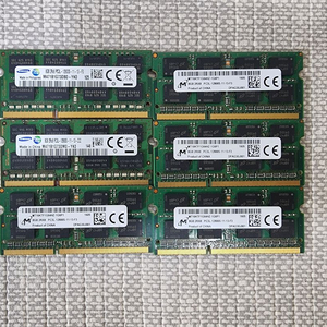 노트북용 메모리 램 삼성, 마이크론 DDR3 8GB 이미지