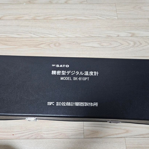 정밀디지털 표준온도계SATO SK810PT센서 포함 이미지