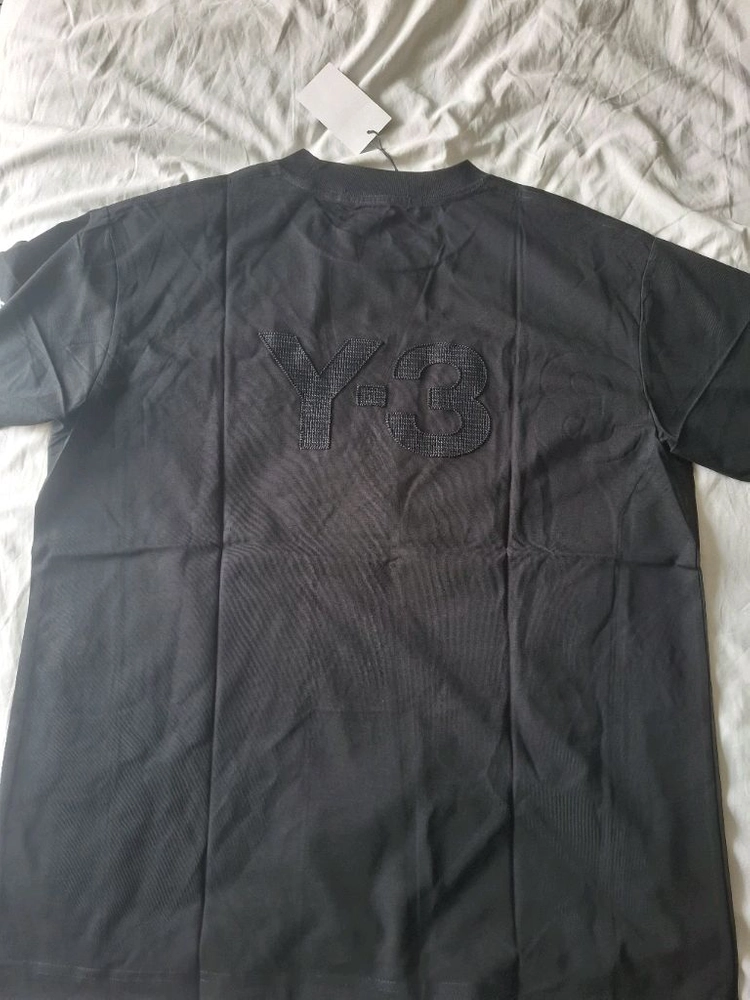 Y-3 반팔 티셔츠 블랙실크 XL 이미지