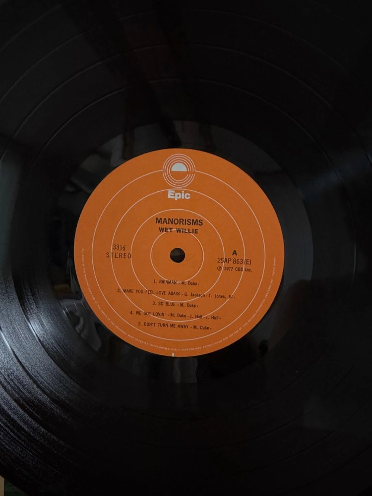 (웻 윌리)Wet Willie Manorisms LP 이미지