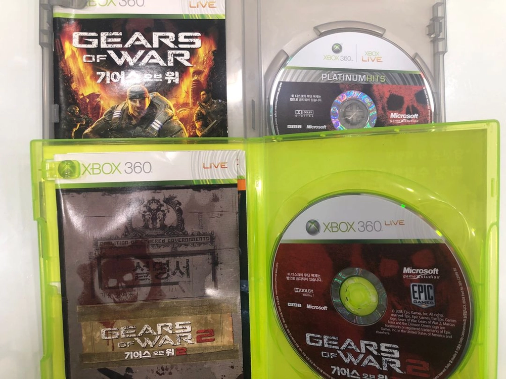 Xbox360 기어스오브워1+2 두장일괄 1.3만 이미지