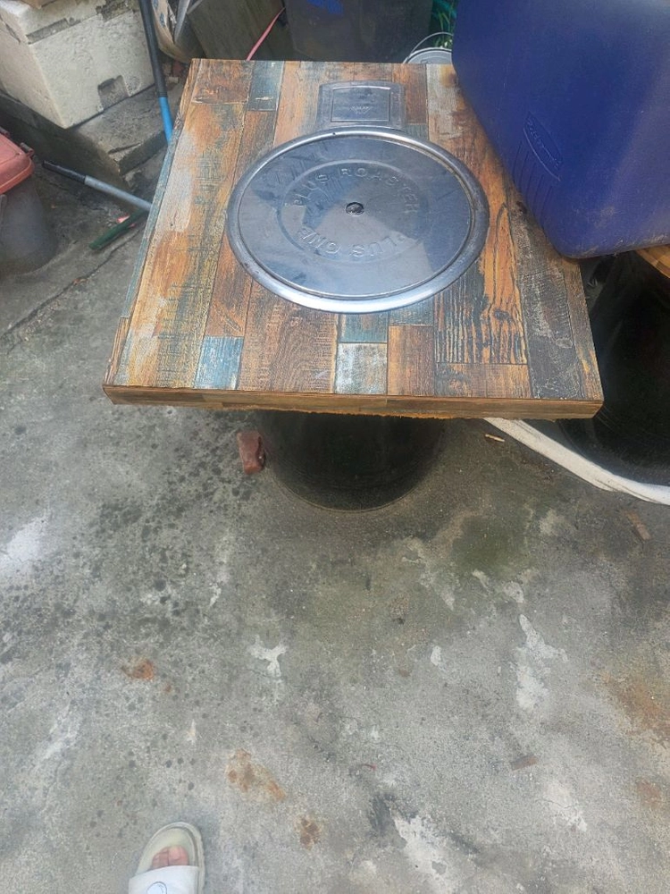 깡통 불판테이블 팝니다 이미지