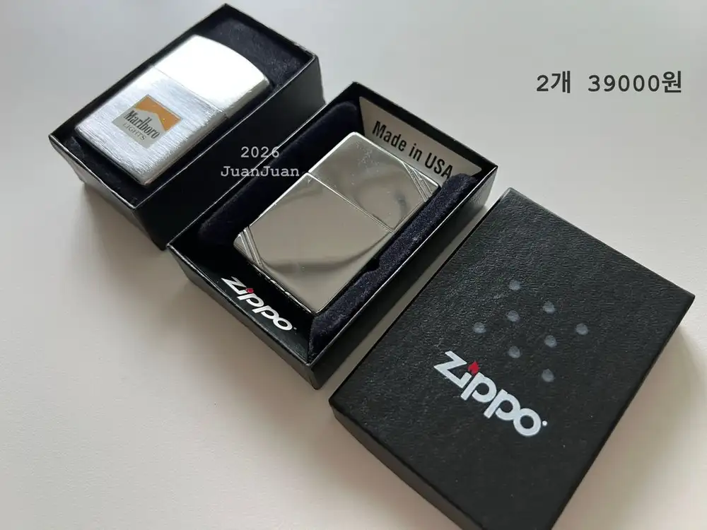 Marlboro zippo 2개 (미사용) 이미지