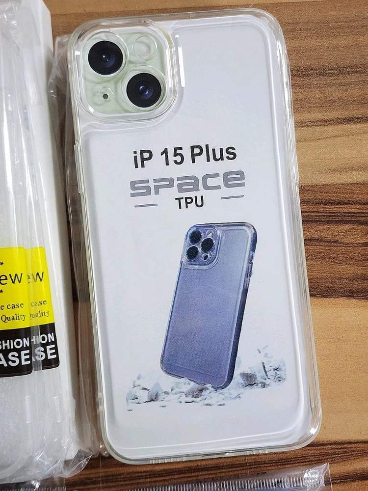 애플 아이폰15plus (플러스) 투명 맥세이프 폰 케이스 이미지