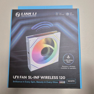 리안리 유니팬 sl-inf wireless 120 화이트 이미지