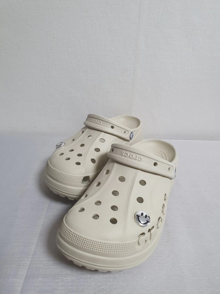 240mm 크록스 바야 플랫폼 클로그 아이보리 베이지 이미지