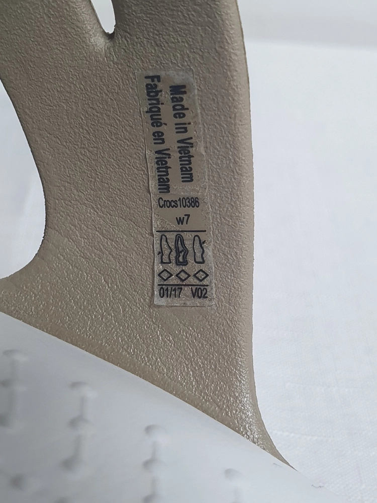 240mm 크록스 파트리샤 웨지 베이지 샌들 이미지
