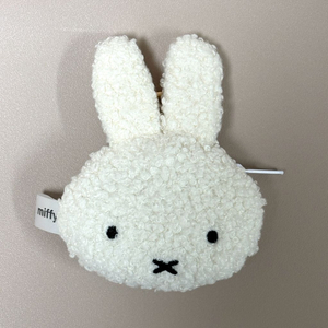 [새상품] miffy 미피 얼굴 뽀글이 파우치 키링 이미지