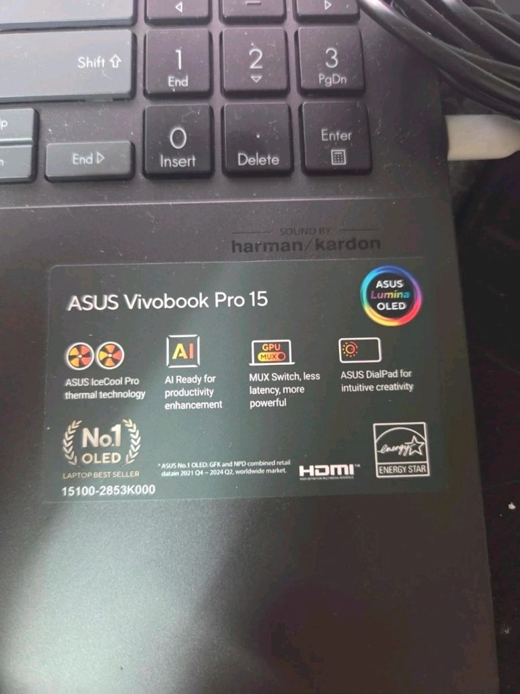 비보북 프로 15 OLED (i7-13700H, RTX 4050) 이미지