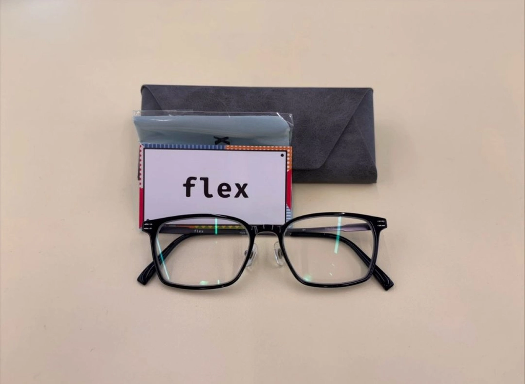 옵티션찰리 플렉스 FLEX19 뿔테 안경 이미지