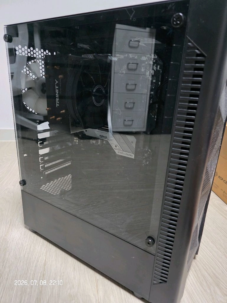 i7 10700 + ASRock B460M 스틸레전드 + 써모랩 트리니티 쿨러 이미지